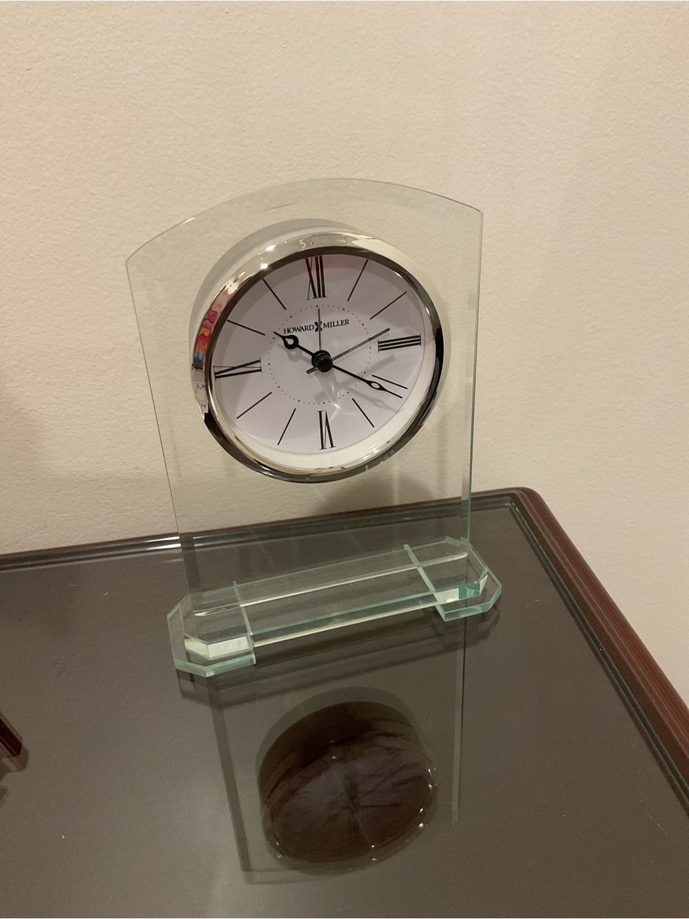 Howard Miller Clock Mantel Glass